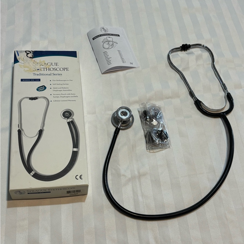 Sprague Stethoscope Traditional Series Model No. 122 Latex Free [Good Condition]